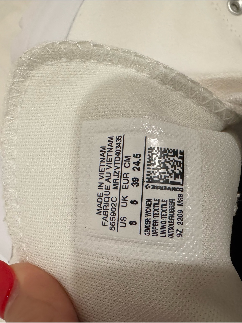 Converse White High Top Platform Ankle Boots - Picture 3 of 3